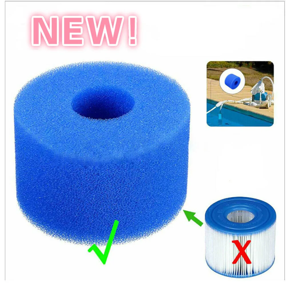 Фильтры для бассейна VI многоразовые фильтры водяного насоса с губкой Домашней