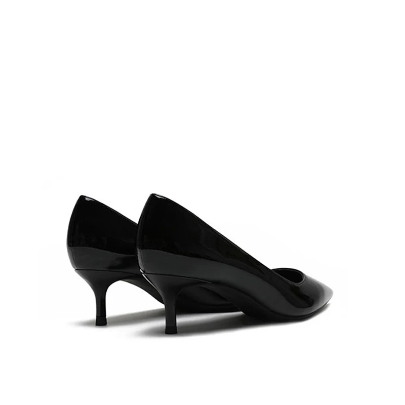 Туфли женские на шпильке 5 см лакированная кожа цвет в ассортименте