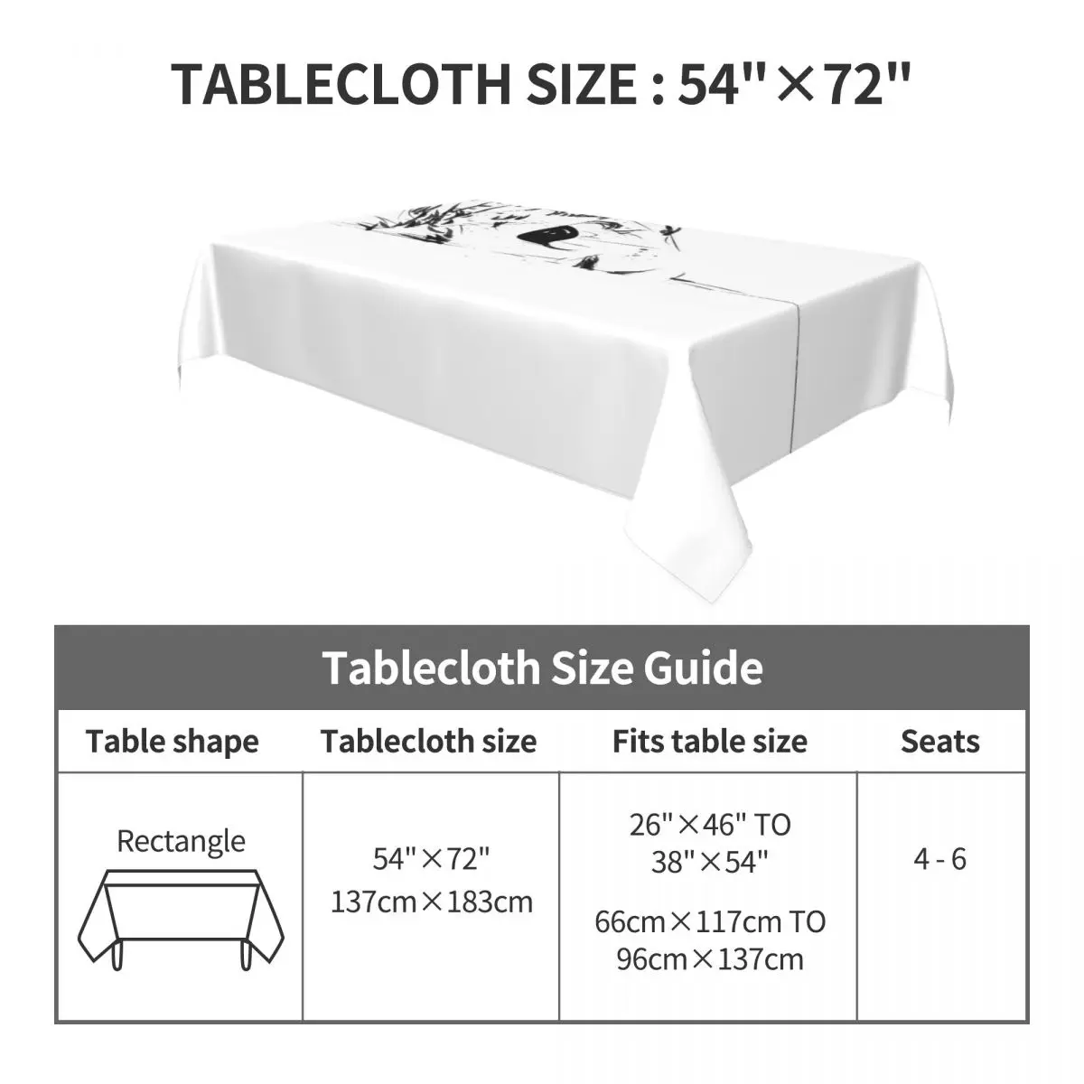 Скатерть в виде кошки водонепроницаемое домашнее украшение вечерние