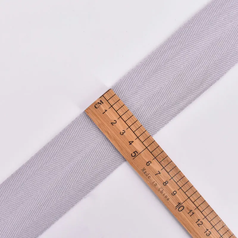Light grey 3 м/лот 4,8 см ремень в елочку тканая хлопковая тесьма ткань швейный ремень для сумок аксессуар для одежды Сделай Сам LX730 - Цвет: Light grey
