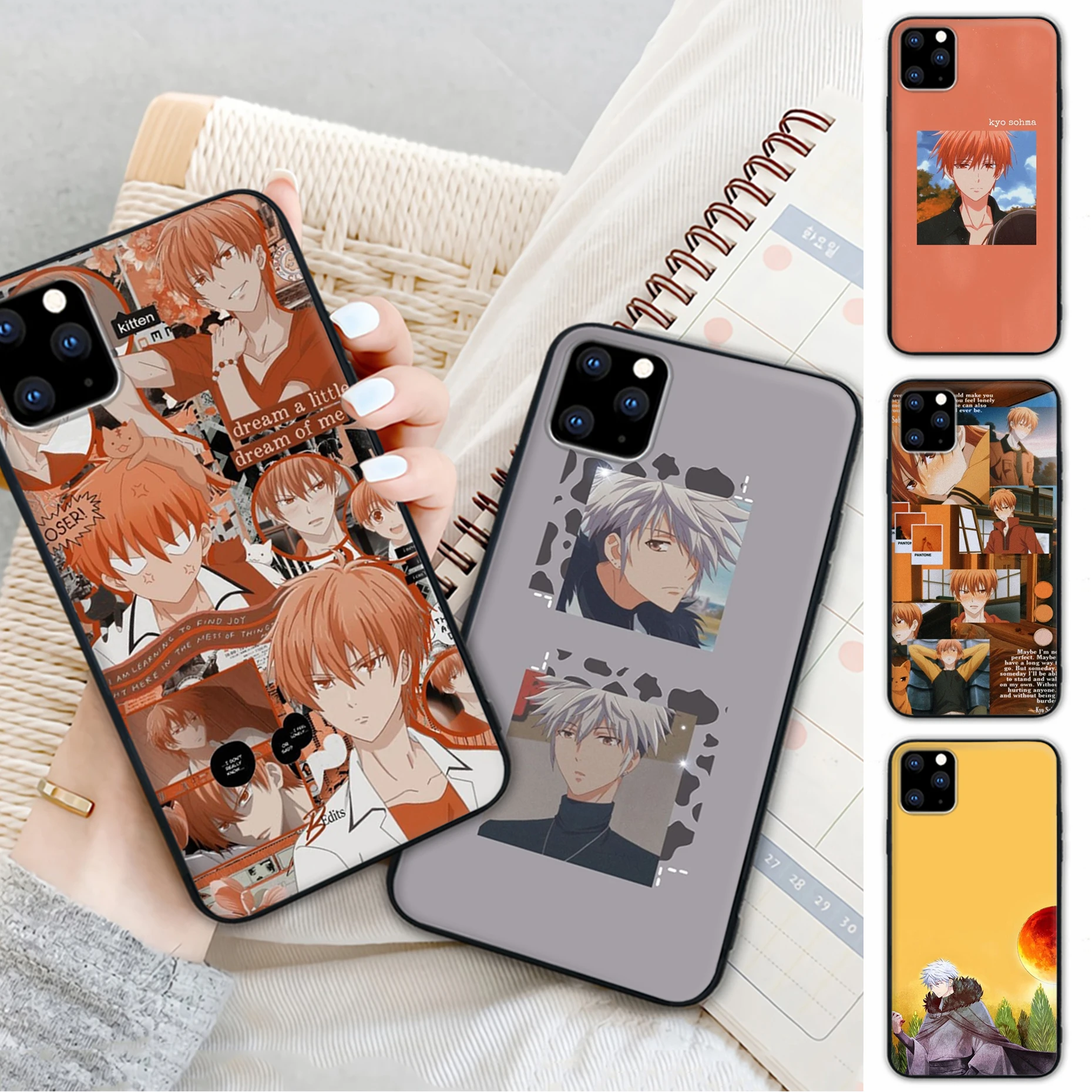 

Art Amine Fruits Basket Kyo Mobile Phone Cover Case For Huawei Honor 20 10 9 Lite 7A 9X 8x 8 S 20s 30 PRO PLAY