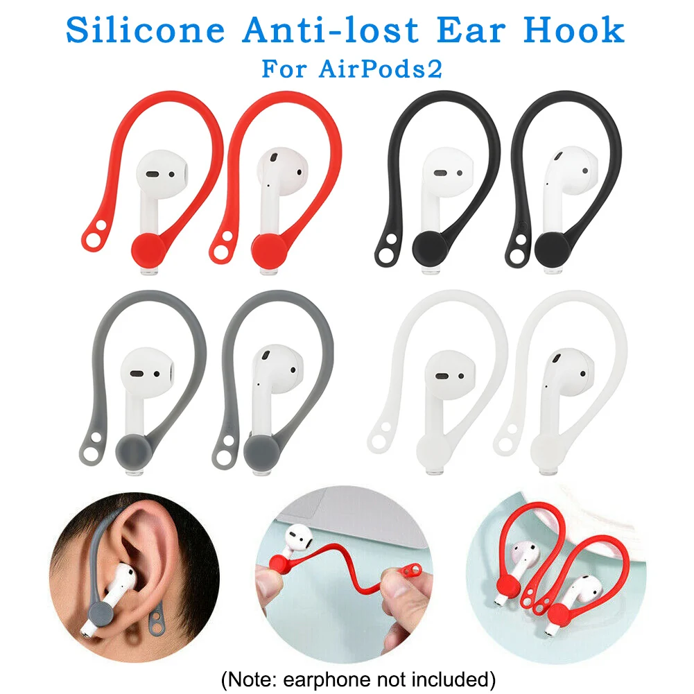 

1Pair Earhook Holder Strap Silicone Sports Anti-lost Ear Hook for AirPods Headset Anti-lost Ear Hook Earhook Holder Strap