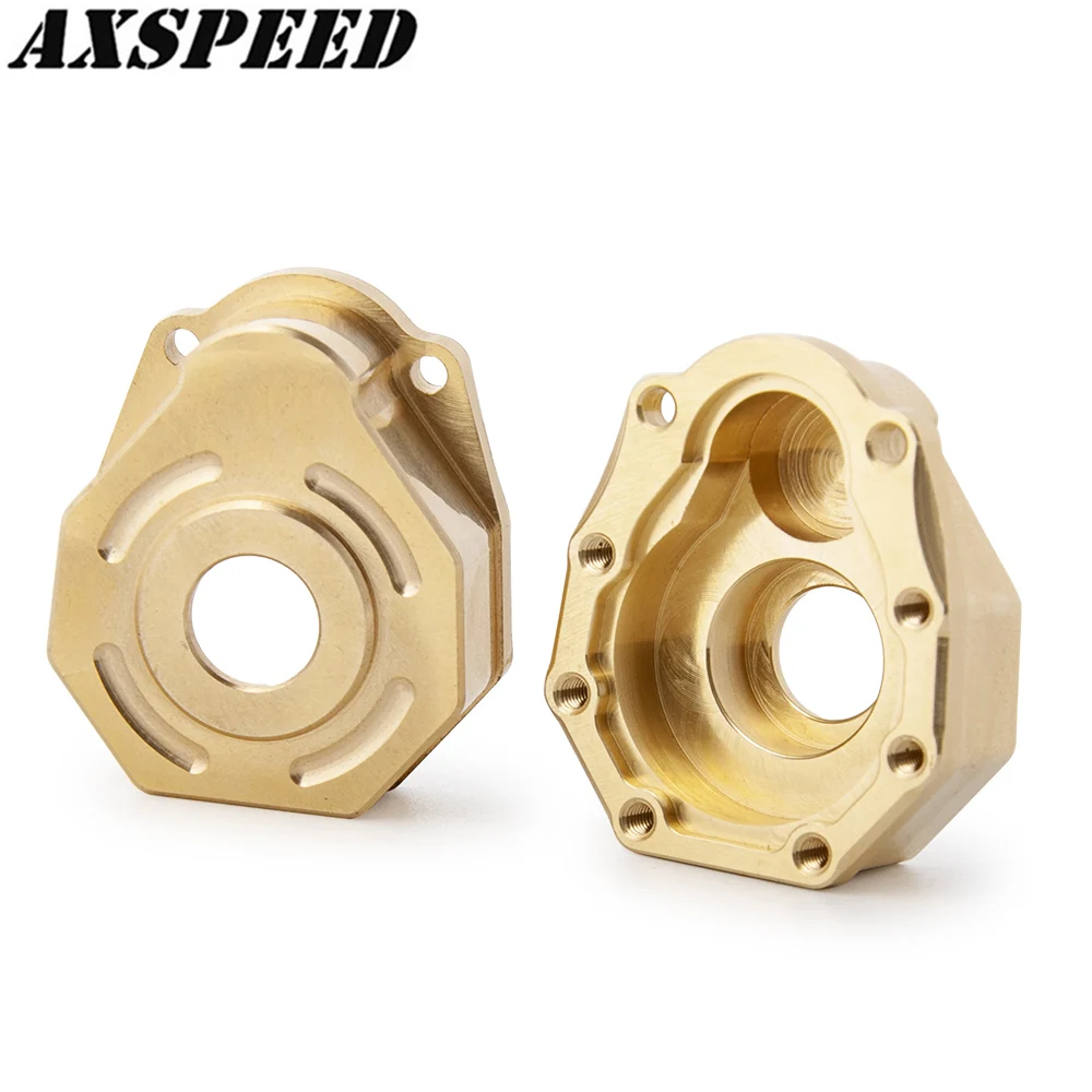 

AXSPEED Heavy Duty Brass Steering Knuckle Portal Cover Counterweight 40g for 1/10 TRX4 TRX-4 RC Crawler Car Parts