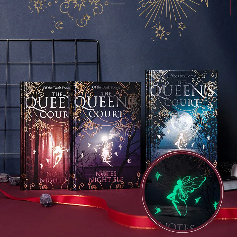 

"Queen's Court" Beautiful Diary Journal Planner Vintage Retro Art Notebook Study Notepad Hard Cover