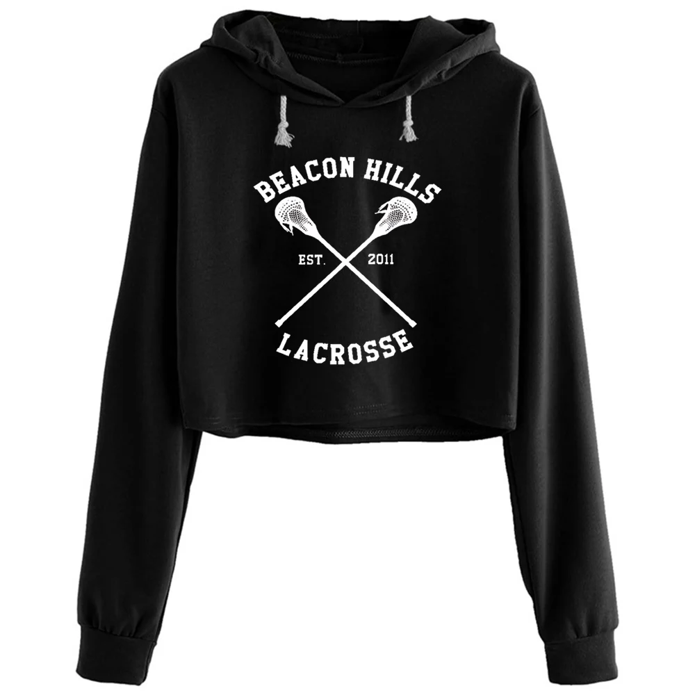 

Stiles Stilinski Lacrosse Hoodie Teen Wolf Crop Hoodies Women Korean Y2k Kawaii Goth Pullover For Girls