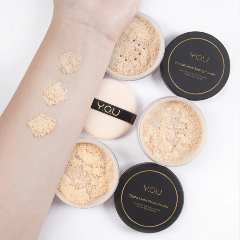 

Y.O.U Crystal Loose Setting Powder Oil-control Matte Face Power Natural Factors Waterproof Long Lasting Whitening Makeup Powder