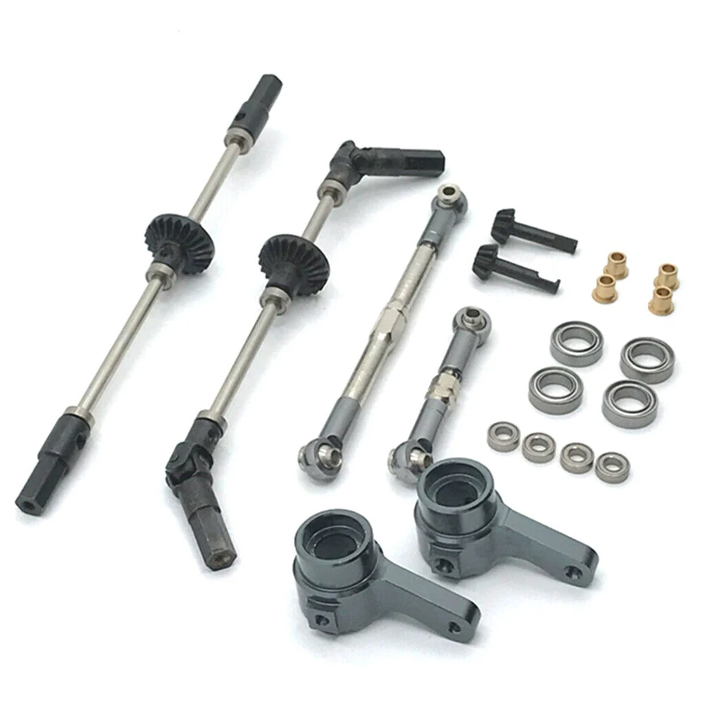 

Upgrade Metal Steel Gear Front Rear Bridge Axle Gear Steering Cup Kit for D90 MN99 MN99S MN90 MN96 FJ45 Crawler RC Car Parts