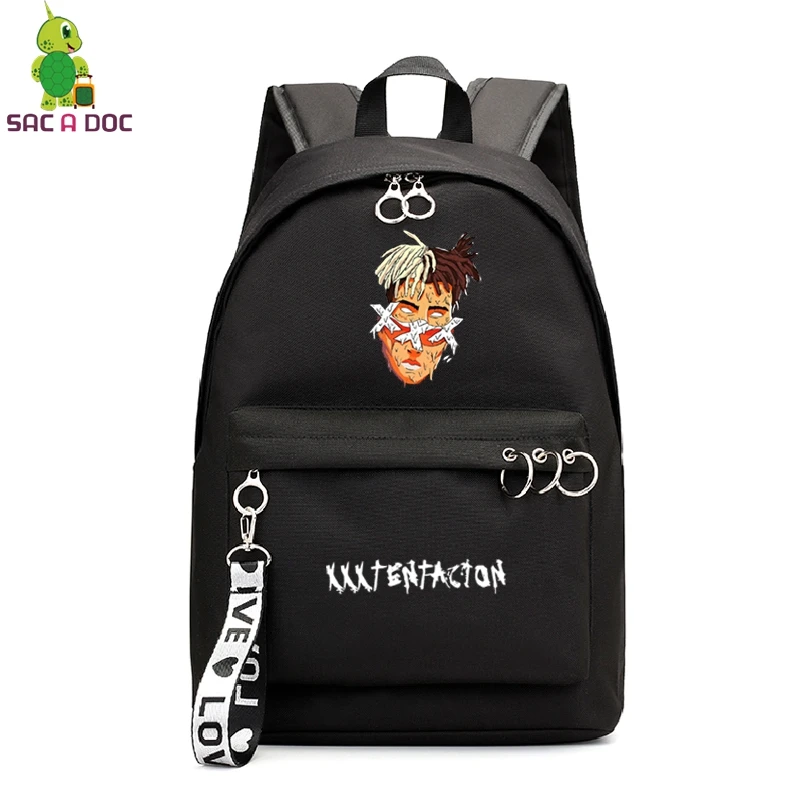 XXXTentacion рюкзак для колледжа Школьные Сумки sac dos рюкзак для ноутбука вместительные рюкзаки дорожная сумка на плечо для девочки подростка - Цвет: Коричневый