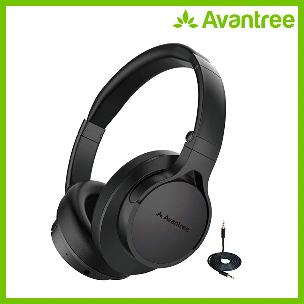 Наушники Avantree Super Light Bluetooth с микрофоном беспроводные/проводные стерео Hi Fi
