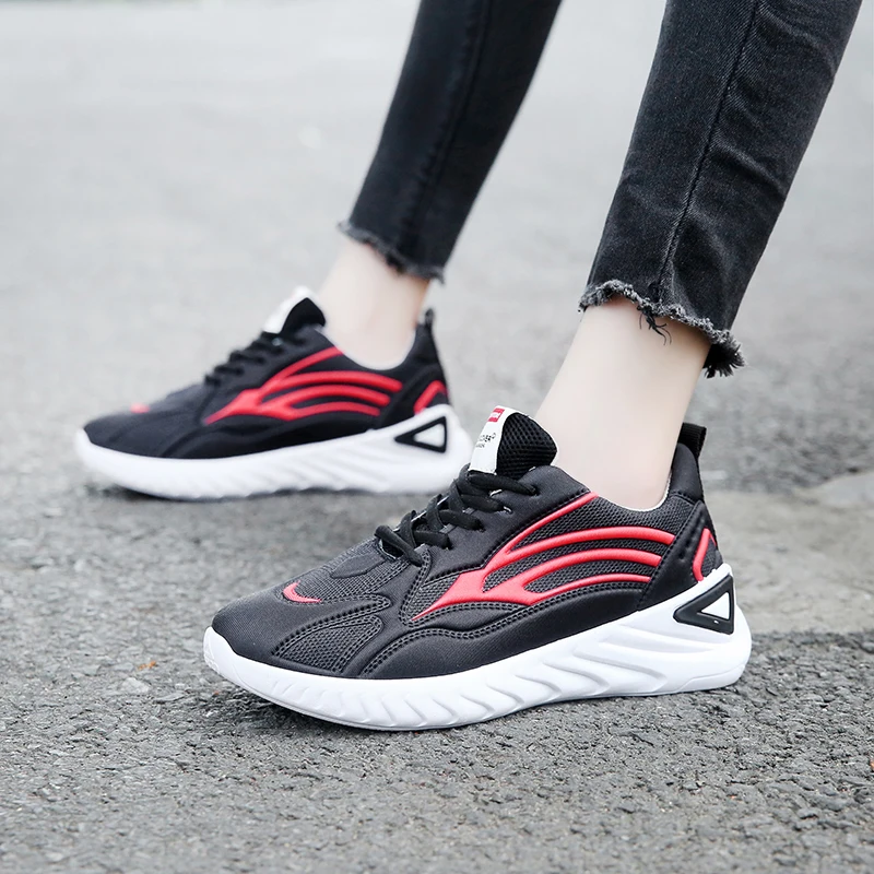 Женская обувь Новинка Повседневная Дышащие летние и зимние кроссовки из