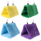 Гамак-попугай для домашних животных, подвесная кровать, плюшевый зимний теплый клетка-гнездо палатка