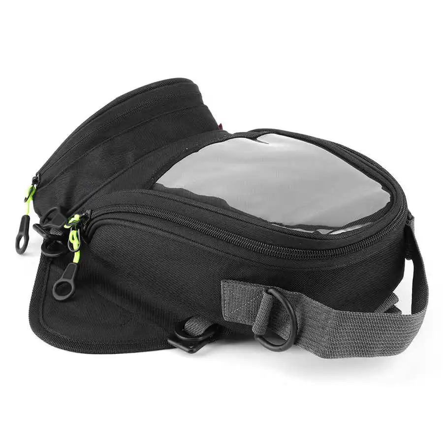 Motorcycle Waterproof Fuel Tank Bag Magnet Navigation Saddlebag Large Transparent Window Backpack | Автомобили и мотоциклы