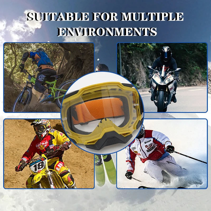 

Cycling Glasses Motorcycle Ski Goggles Antiparras Mtb Glasses Motocross Glasses Glasses Racing Goggles Men's Driver Glasses