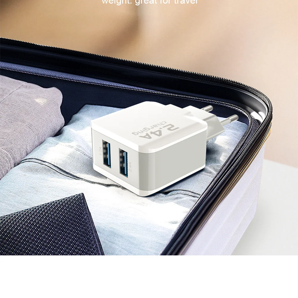 CBAOOO EU 5V 2.4A USB зарядное устройство для iPhone X 8 7 iPad быстрое настенное зарядное устройство ЕС адаптер для samsung S9 Xiaomi Mi 8 зарядное устройство для мобильного телефона