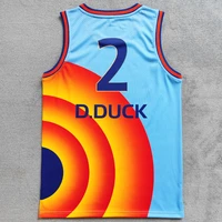mm masmig 2021 movie space jam 2 a new legacy tune squad 2 d duck basketball jerseys halloween uniforms