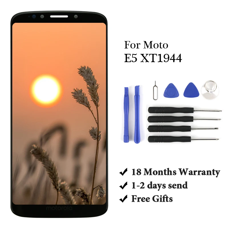 

Для Motorola E5 XT1944 ЖК-дисплей сенсорный экран дигитайзер для Moto E5 XT1944-4 ЖК-дисплей для Moto E5 ЖК-дисплей