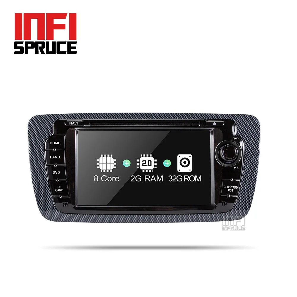 Infispruce 7 дюймов Android 9 0 автомобильный dvd для сиденья Ibiza 2009 2010 2011 2012 2013 Радио