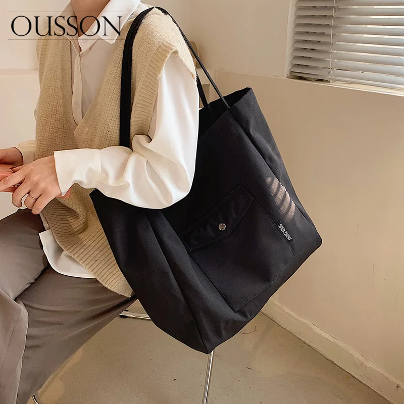 

2021 Women Leisure Large Capacity Nylon Bag Ladies Nylon Commuter Tote Bag Fashion Nylon Shoulder Bag