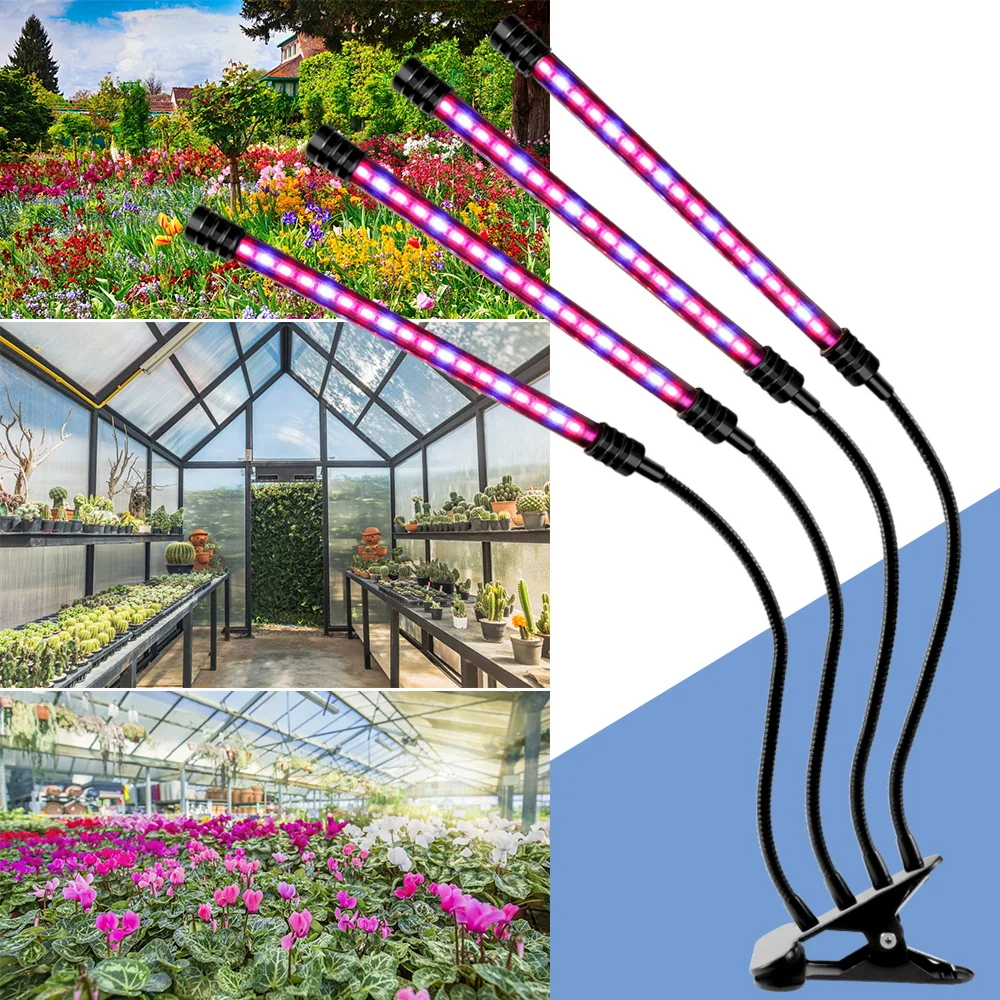 USB растет светильник светодиодный полный спектр рассады лампы 5V Fitolampy 9 Вт 18 27 36