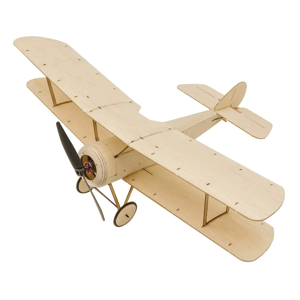K6 комплект/Электронный Sopwith Pup RC самолет пробкового дерева 378 мм Warbird Самолет комплект с бесщеточной силовой системой аэромодельный комплект