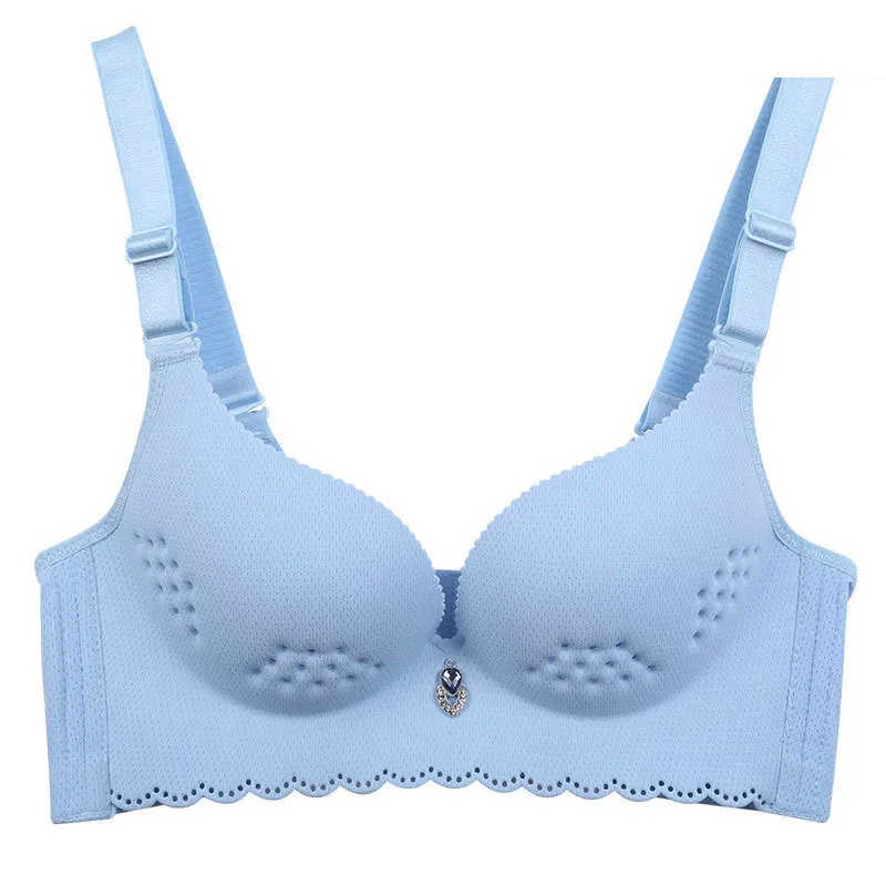 

Hjwsfcai Women's Plus Size Seamless Bra ABCD Cup One Piece Wireless Underwear No Steel Ring Breathable Ladies Bra 2020 New