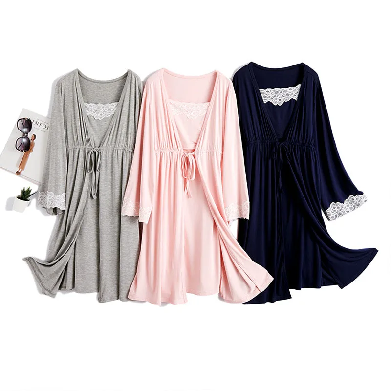 2 шт./компл. пижамы для беременных кормящих мам ночная рубашка грудного