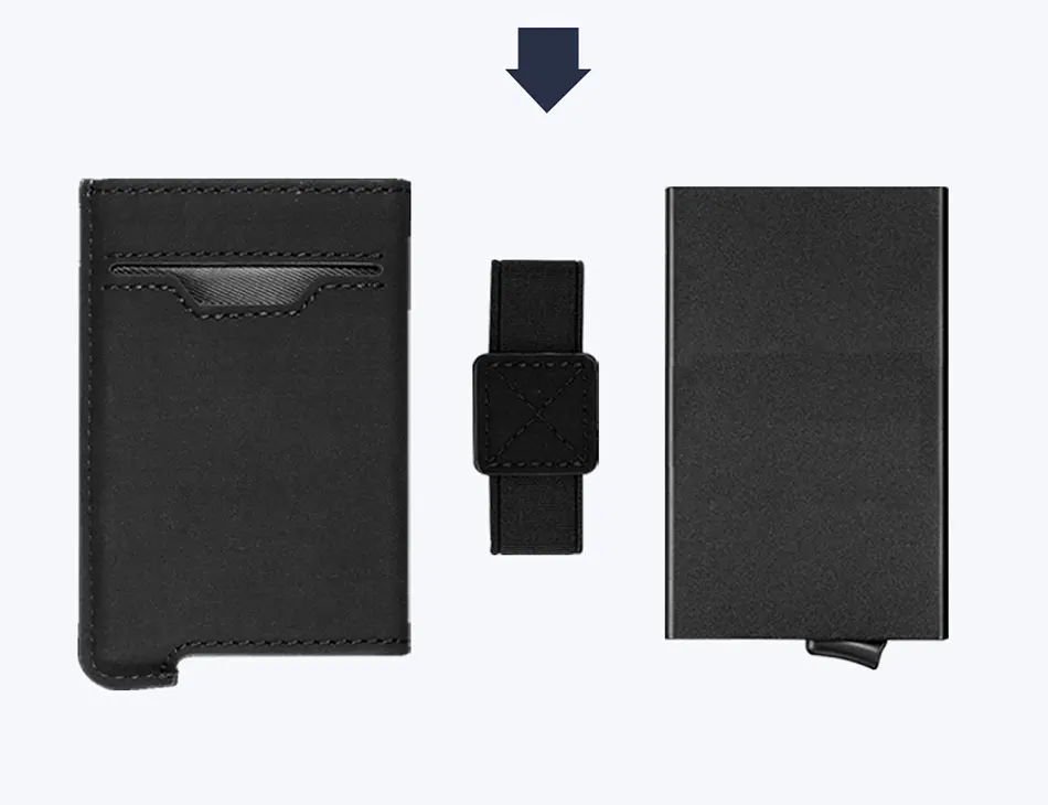 DIENQI RFID визитница мужские кошельки высокого качества кожаный кошелек Винтажный Мужской тонкий мини маленький кошелек, сумочка Smart Vallet