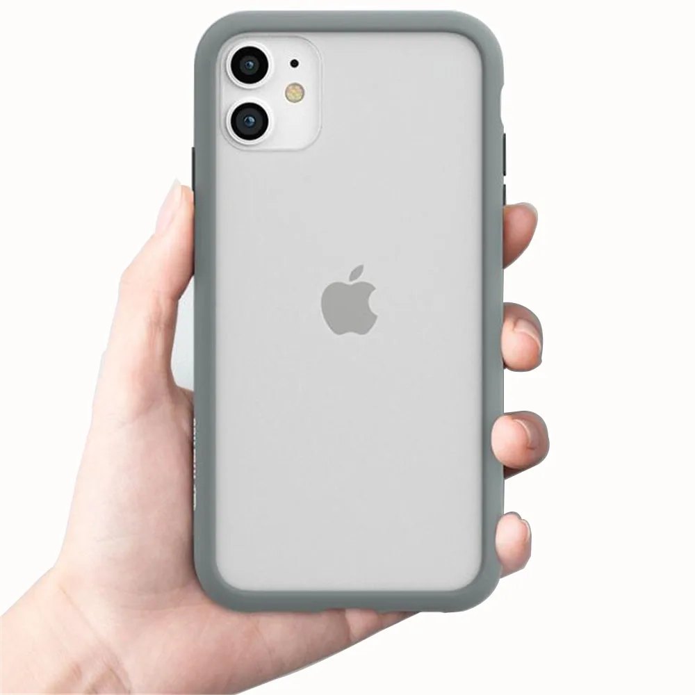 Матовый Прозрачный деловой чехол для телефона iPhone 11 Pro Max X XR Xs 7 8Plus усиленная