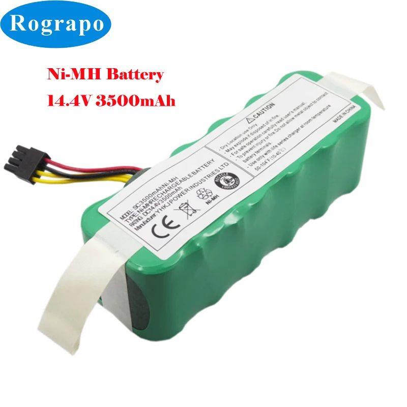 14,4 V 3500mAh Ni-MH аккумулятор для Midea R1-L102B для Genio Profi 240 Okami S80 Profimaster Robot 2712