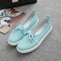 women shoes flats split leather cowhide casual loafers woman soft surface plus size 44 high quality ladies office work shoes