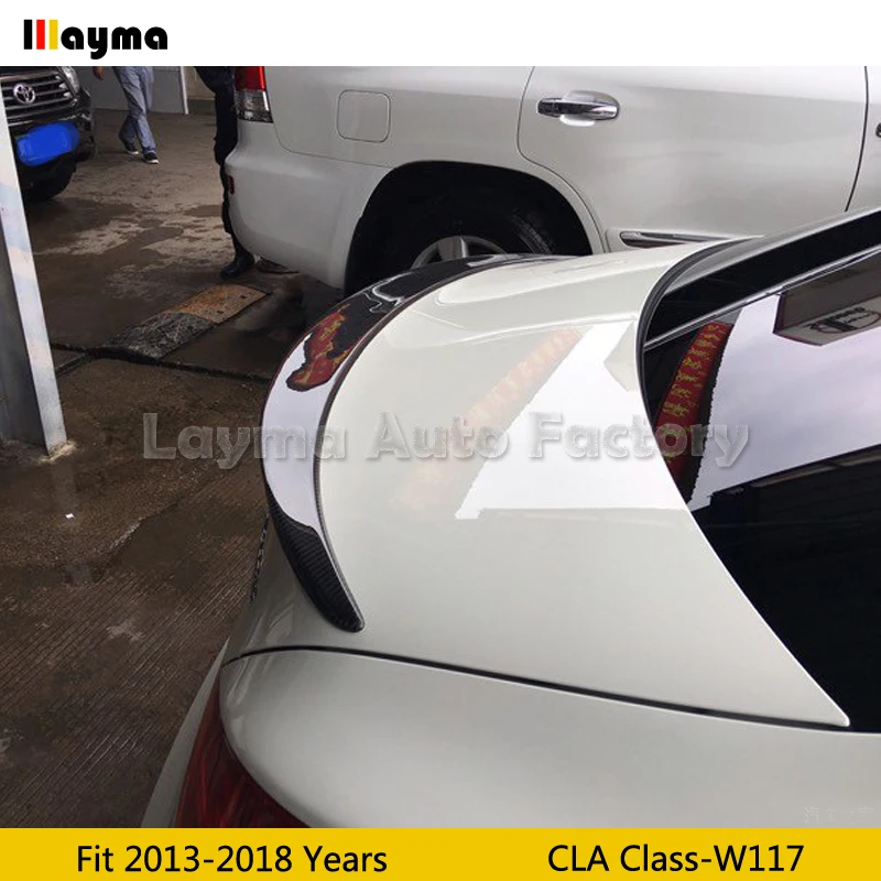 Спойлер для заднего багажника из углеродного волокна в стиле AMG Benz CLA A180 A200 A250 W117
