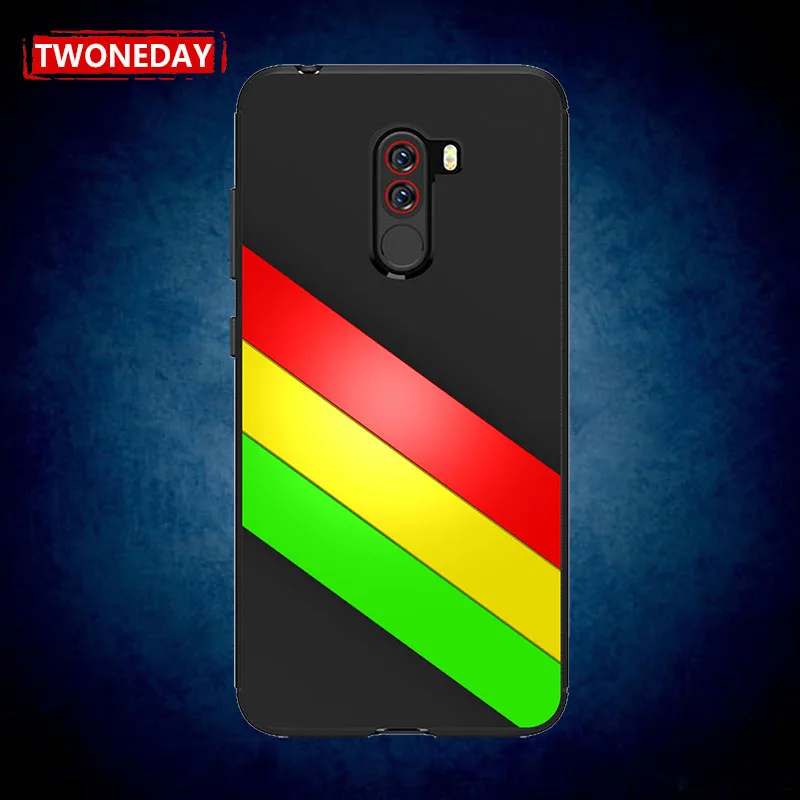 Fashion stripe Phone Case Cover For Xiaomi Pocophone F1 Mi 9T 9 8 SE A2 Lite Redmi K20 Note 6 7 Pro 7A |