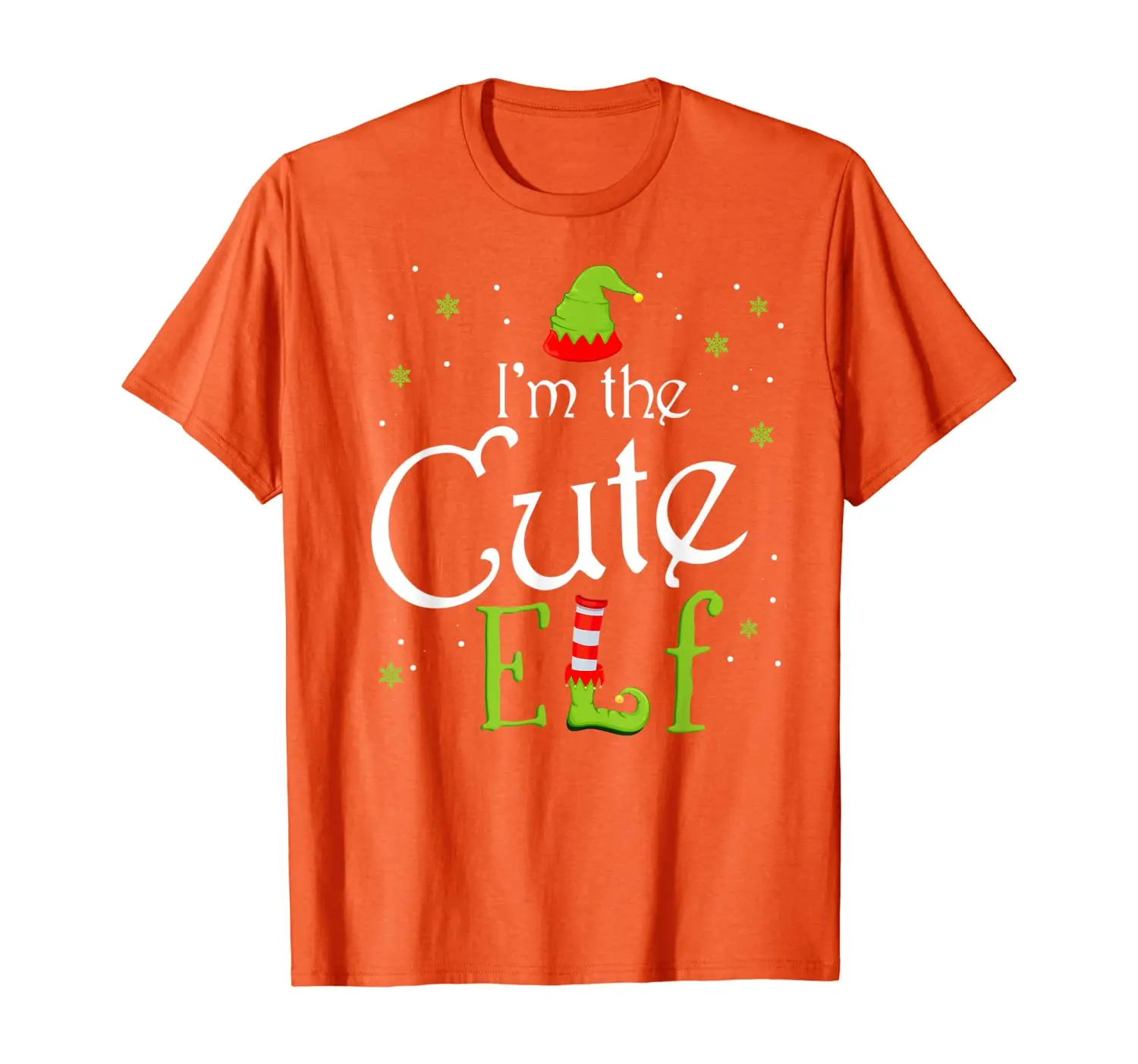 

Футболка с надписью «I'm The Cute Elf»