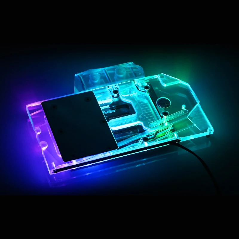 Bykski VGA кулер для цветная видеокарта Geforce RTX 2060 GT V2 /1660 Ti Gaming 6G водяное охлаждение