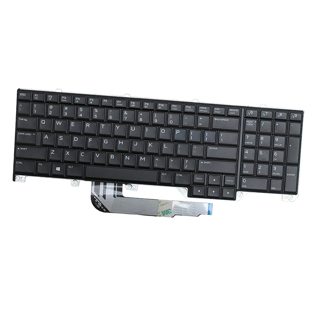 MagiDeal ПК ноутбук с подсветкой Клавиатура на замену для DELL Alienware 17 R4 ноутбук клавиатура ремонт без рамки