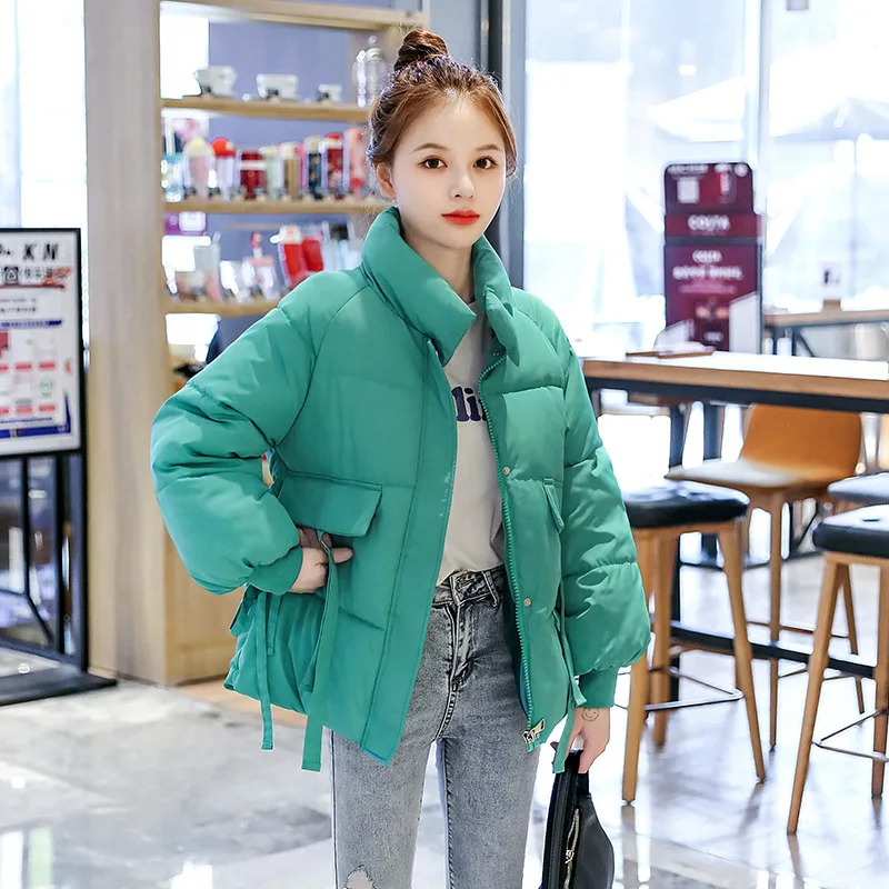 

2021 Winter Women 's Down Jacket Off-season Down Cotton -padded Coat New Cotton Coat Women 's Winter Clothes Coat Trendy