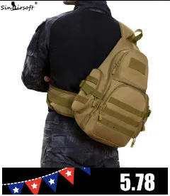 SINAIRSOFT Военная Тактическая нагрудная сумка Летающая Экипировка нейлоновая болотная нагрудная сумка через плечо слинг на одно плечо LY0014