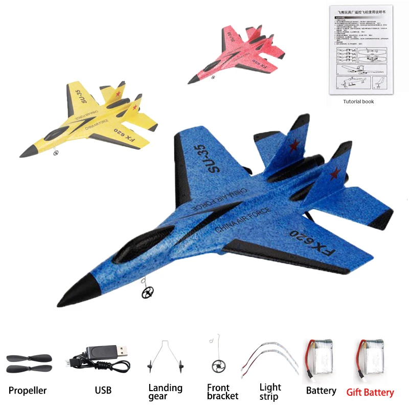 

Su35 Fixed Wing Airplanes Toys 2.4G Glider Rc Drone Remote Control Fighter Hobby Glider Airplane Epp Foam Toy Rc Plane Kids Gift
