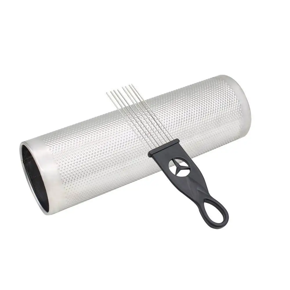 

Stainless Steel Guiro Percussion Educational Instrument Tool with Scraper
