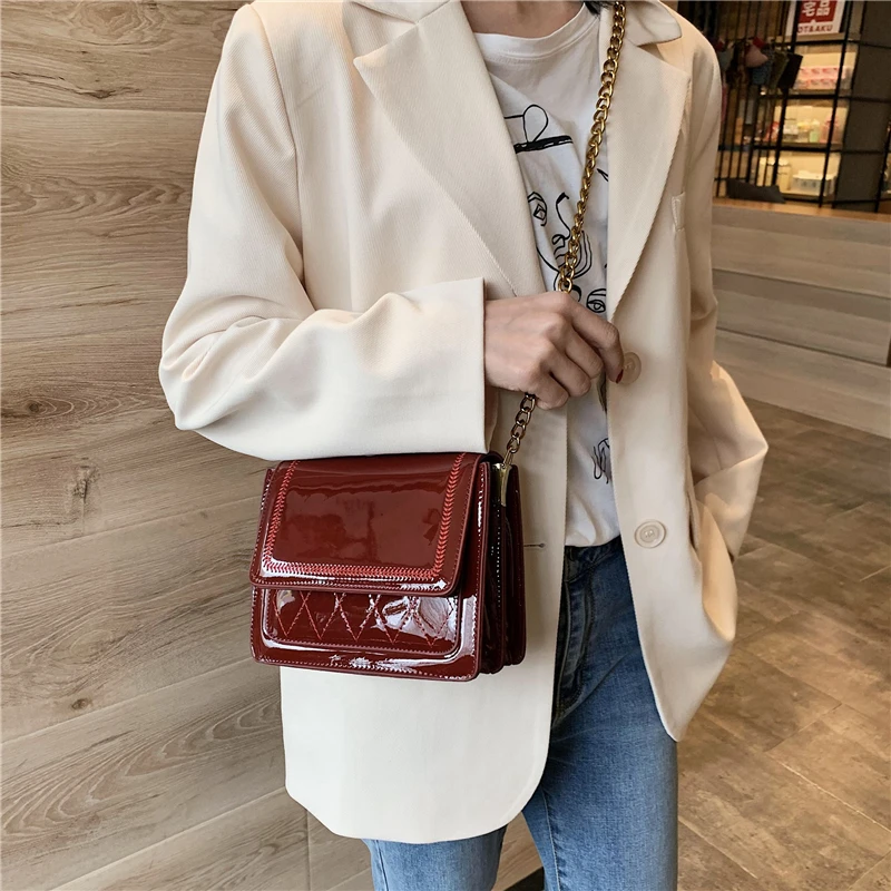 Женская маленькая квадратная сумка тоут на одно плечо для мобильного телефона