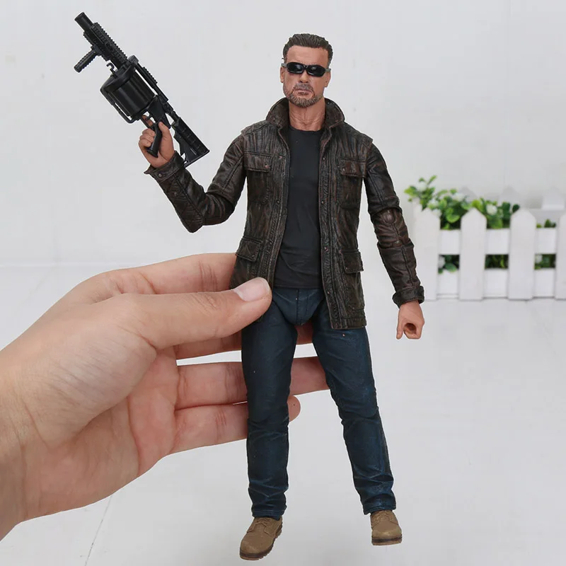 18 см NECA Терминатор T-800 темного рока Сара Коннор движущаяся фигурка Коллекционная