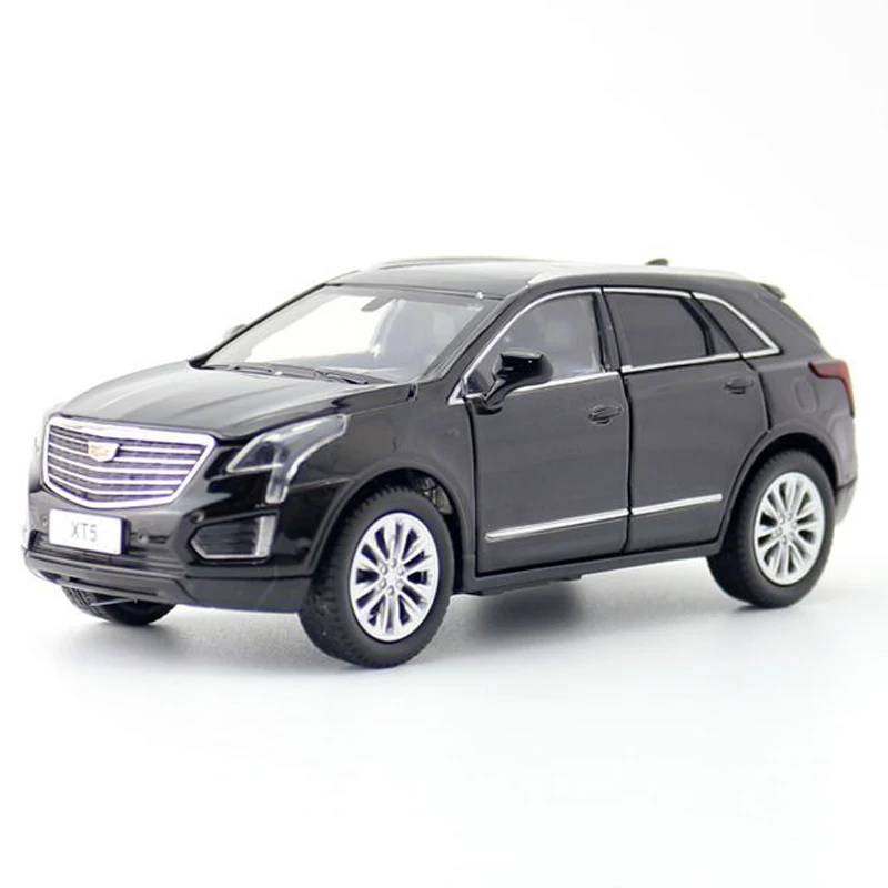 HOMMAT 1:32 черный 2020 Cadillac XT5 внедорожник модель автомобиля металлический сплав литья