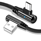 Кабель USB Type-C со светодиодной подсветкой, для быстрой зарядки и передачи данных, 0,25, 1, 2 м