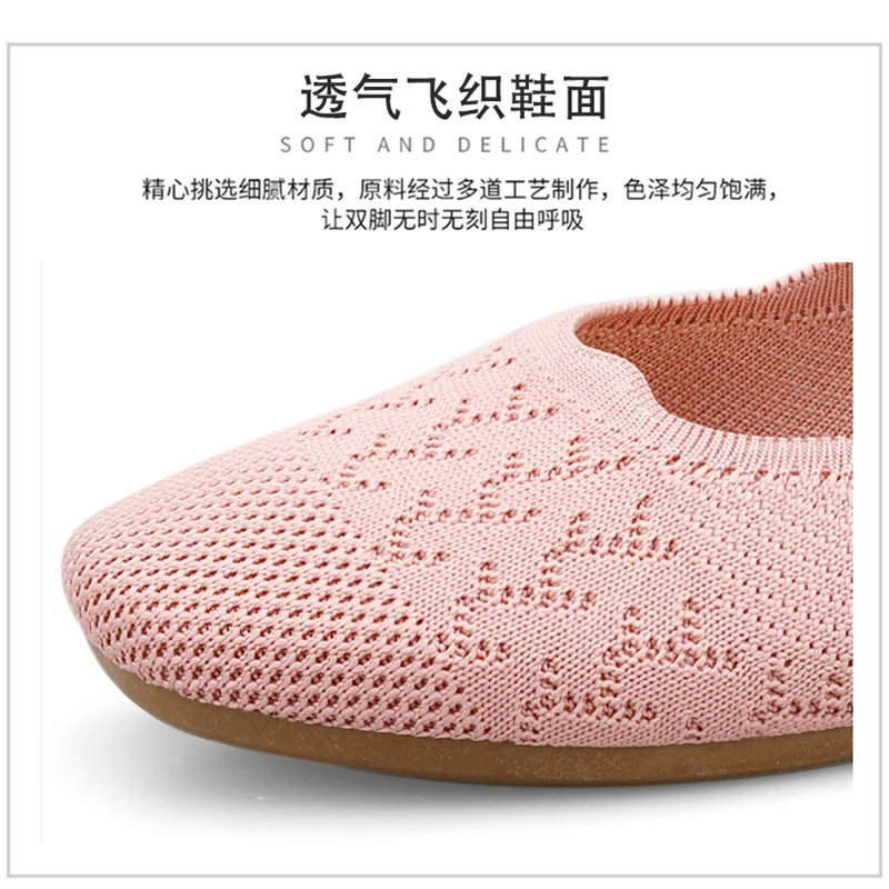 

Hot Sale 2020 New Women Sneakers Vulcanized Shoes Sock Sneakers Women Summer Slip On Flat Shoes Women Plus Size Loafers