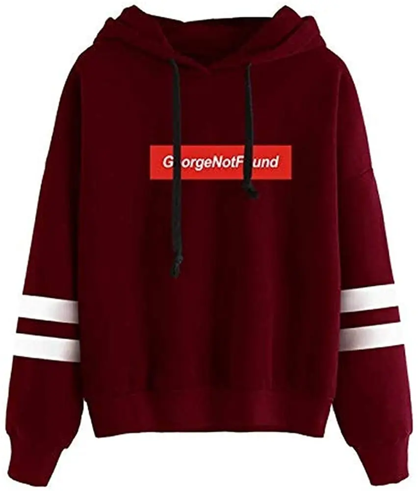 Hoodis georgenotfind Merch Logo для женщин/мужчин толстовка с длинным рукавом и капюшоном |