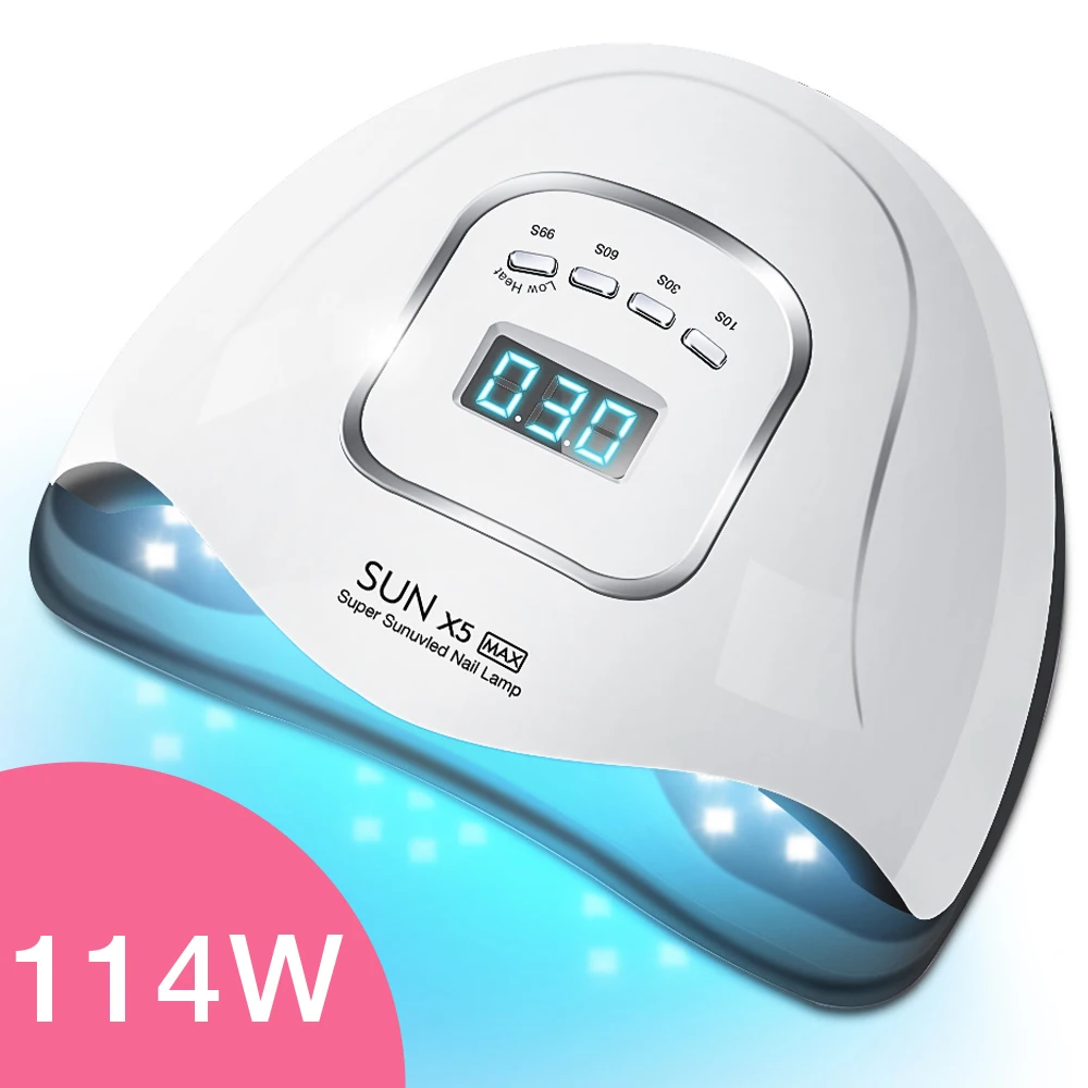 114 Вт Сушилка для ногтей 57 светодиодный s светодиодная УФ лампа светильник ногтя