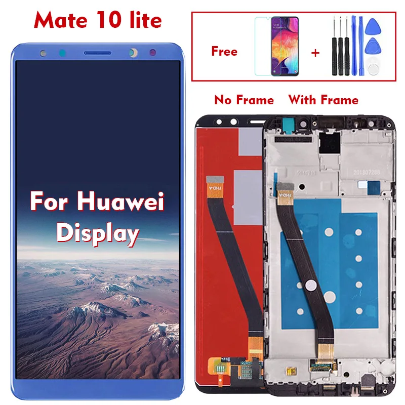 ЖК дисплей 2017 ''с сенсорным экраном и дигитайзером в сборе для Huawei Mate 10 lite 5 9 Nine