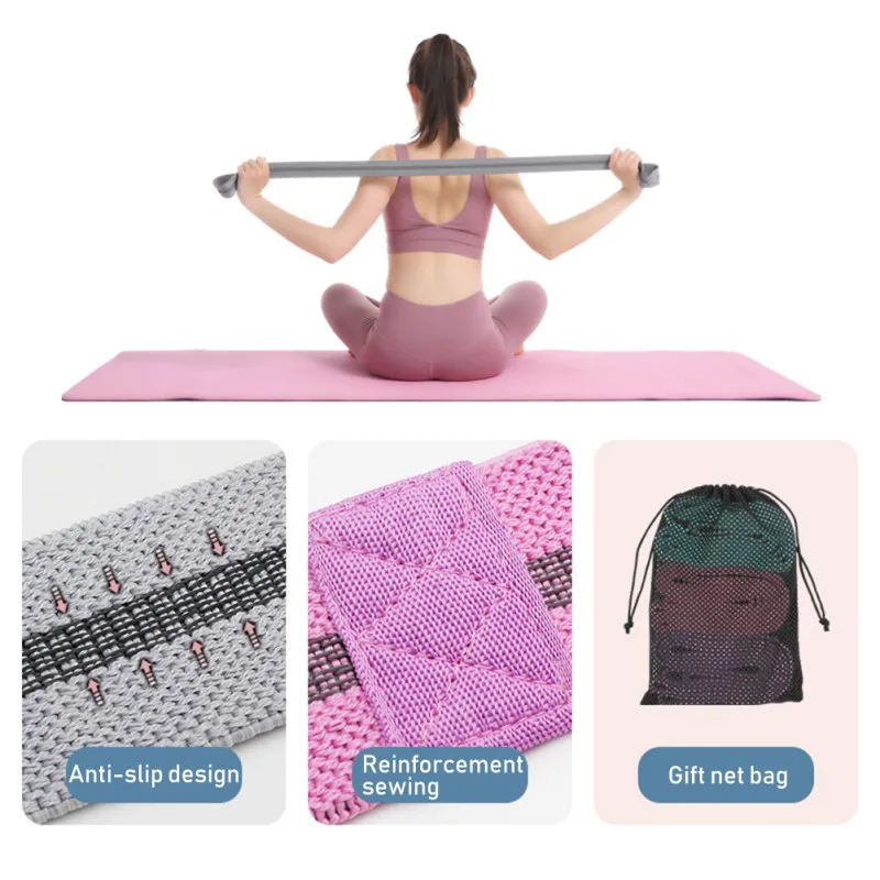 

Yoga Stretch Band Professional Gymnastics Adult Girl Latin Training Pilates Yoga Resistance Fitness Elastic Bands