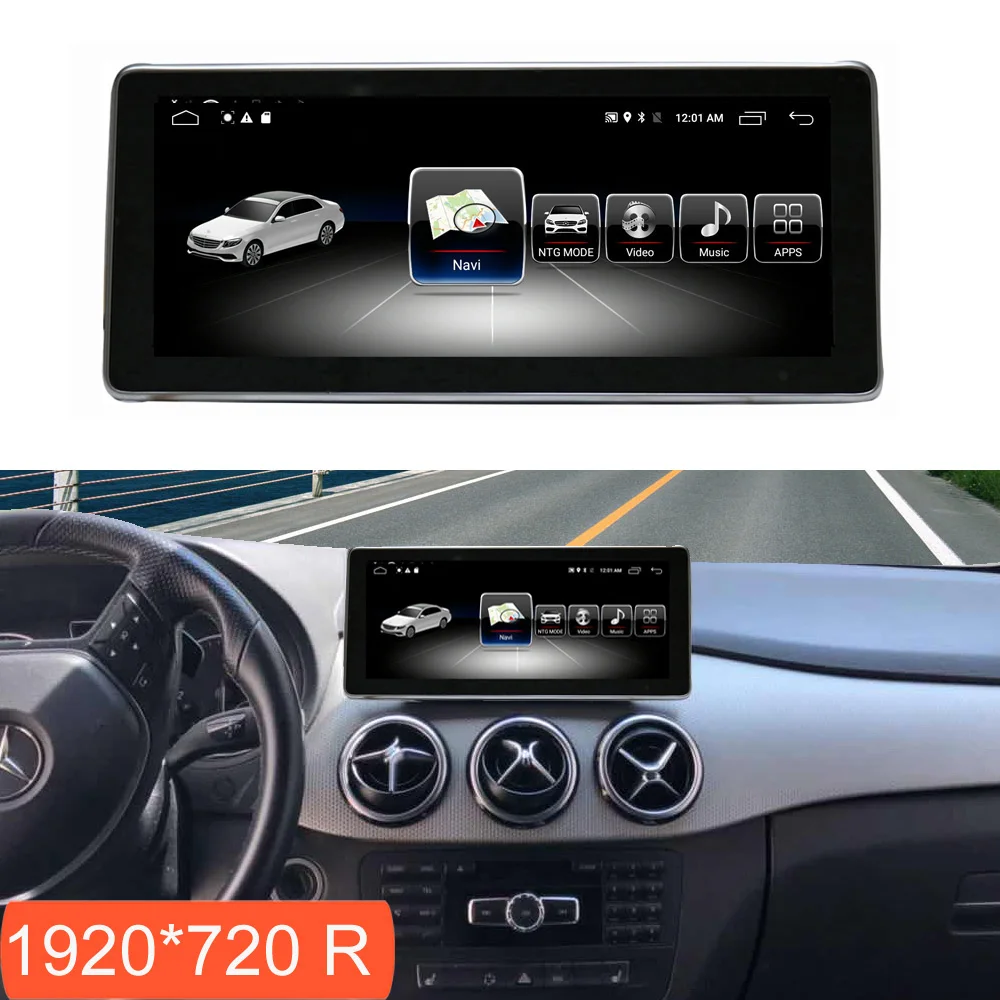 10 25 &quot4 + 64G Android мультимедийный сенсорный экран для Mercedes Benz B Class W246 автомобильный