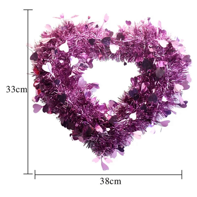 

Garland for Valentines Day Hanging Ornament Anniversary Love Wedding Party Romantic Wall Window Home Decoration Surprise